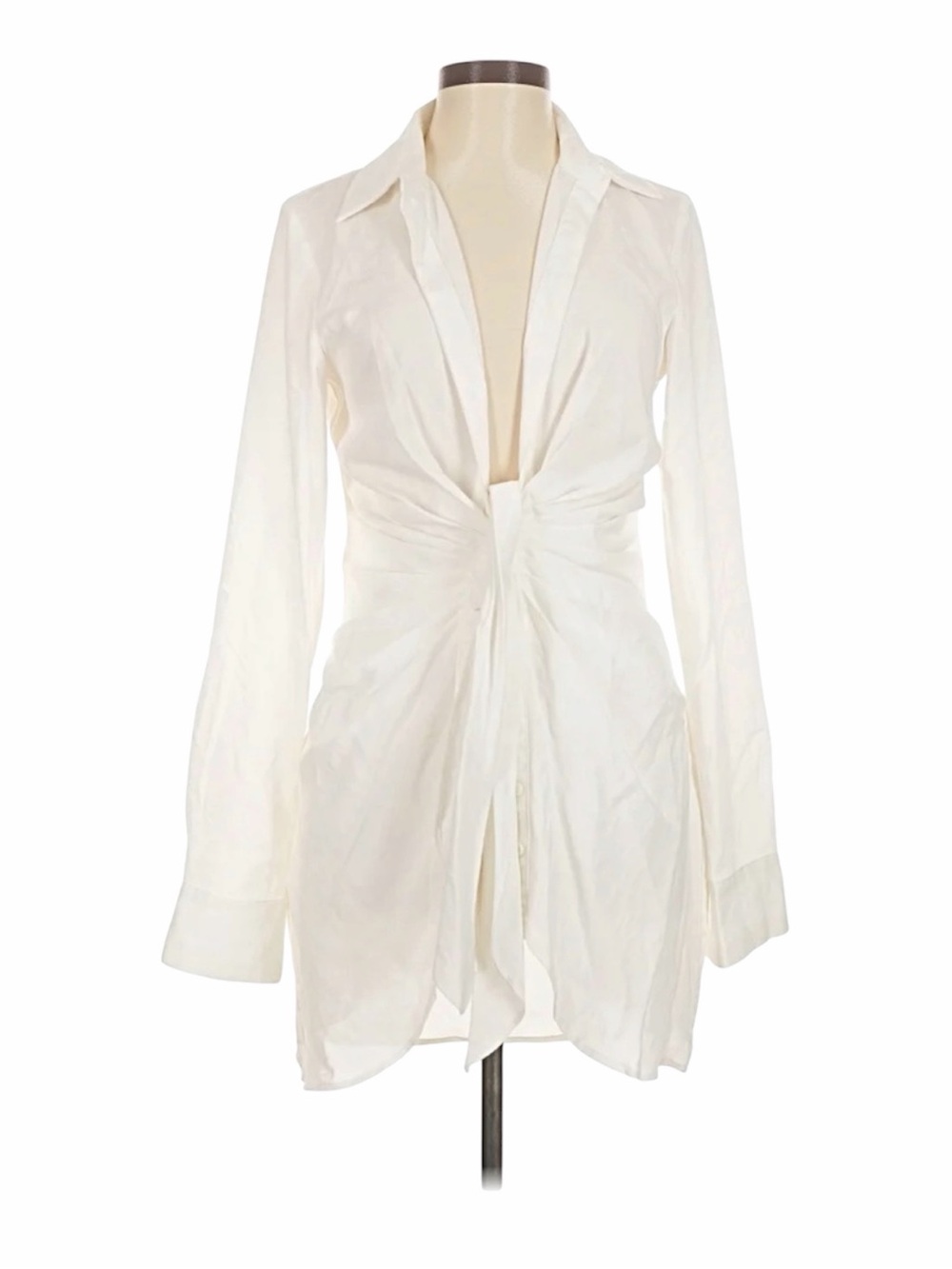 Choosy | Twist-Front Shirt Dress